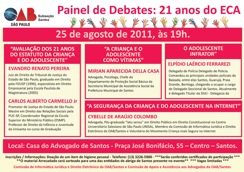 Painel de Debates: 21 anos do ECA